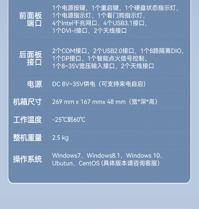 東田無風(fēng)扇嵌入式工控機(jī),環(huán)境監(jiān)測工業(yè)電腦,DT-3004-H310