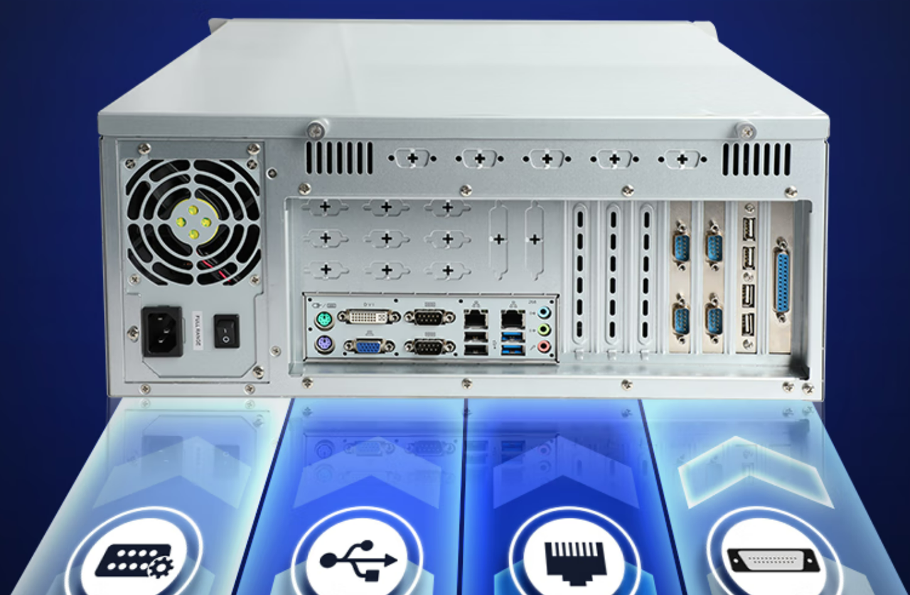 本機擁有6個串口，10個USB接口（2給USB3.0），2個千兆網口以及8bitGPIO。