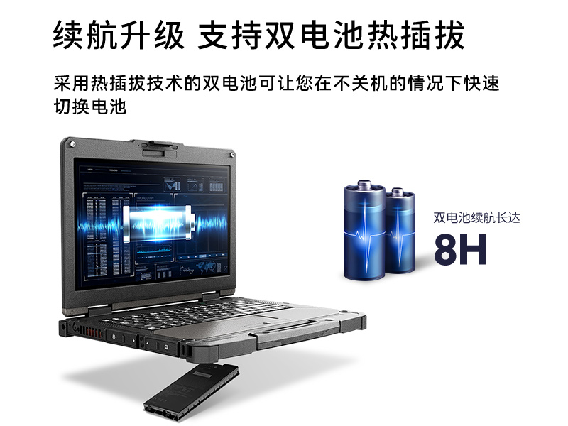13.3英寸全加固筆記本,工業筆記本電腦,DTN-X1310G