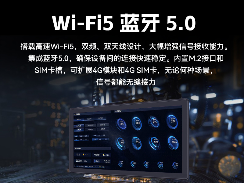 17寸工控一體機,工業平板電腦廠家IP65防護,DTP-1709-3568